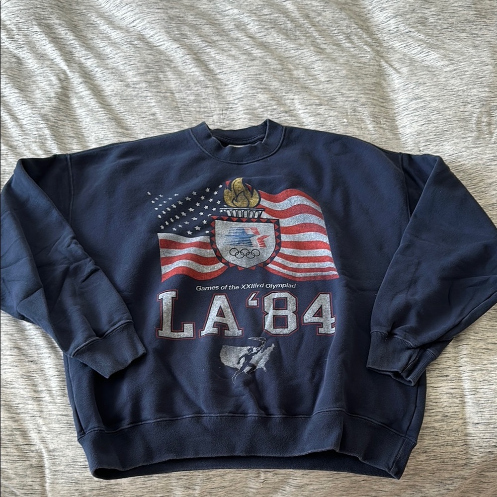 Abercrombie Navy LA '84 Olympic Sweater